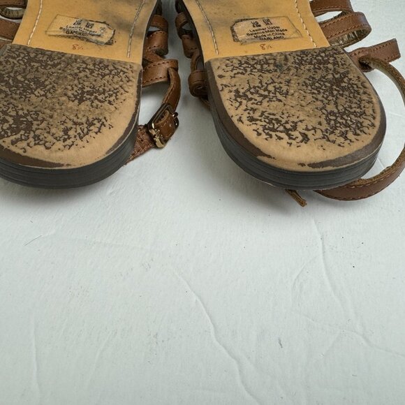 Sam Edelman Brown Sandals Cut Out Thong Size 8.5 - Picture 10 of 10